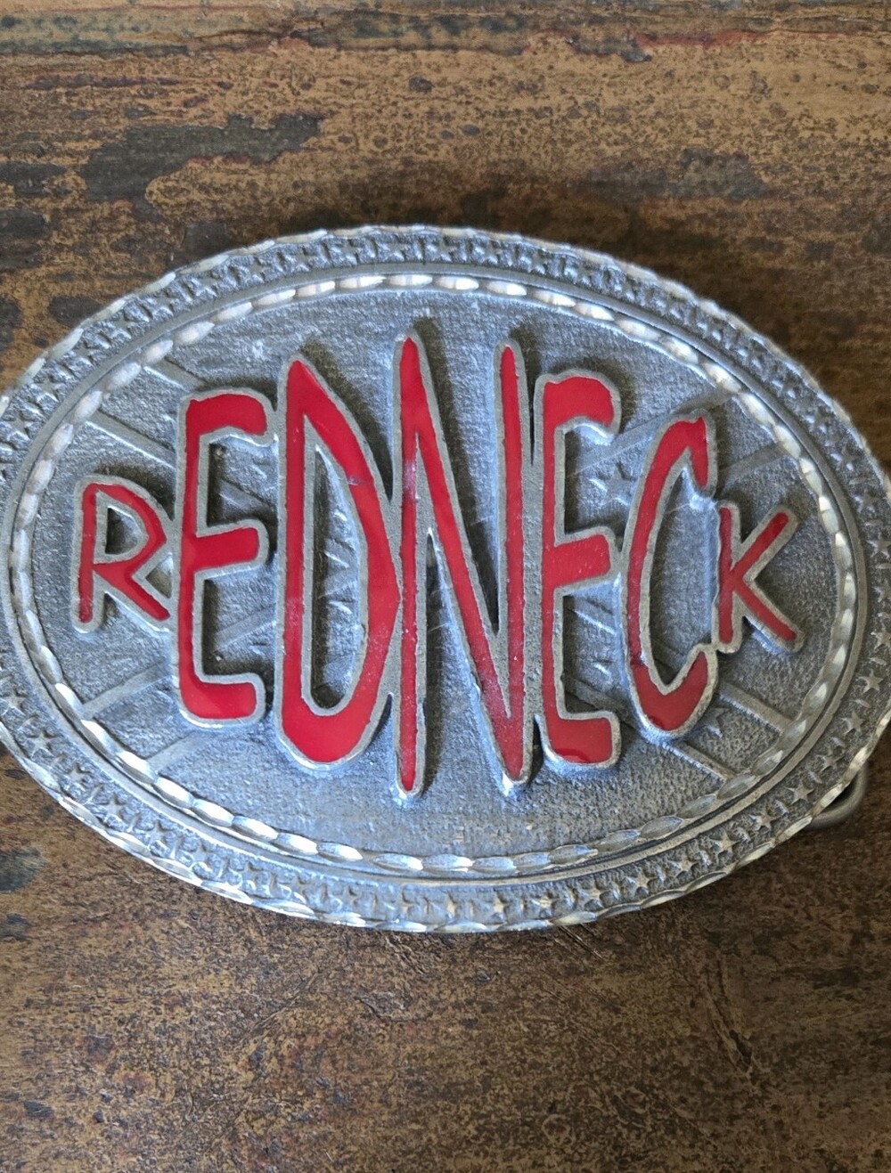 Large Southern Redneck Belt Buckle